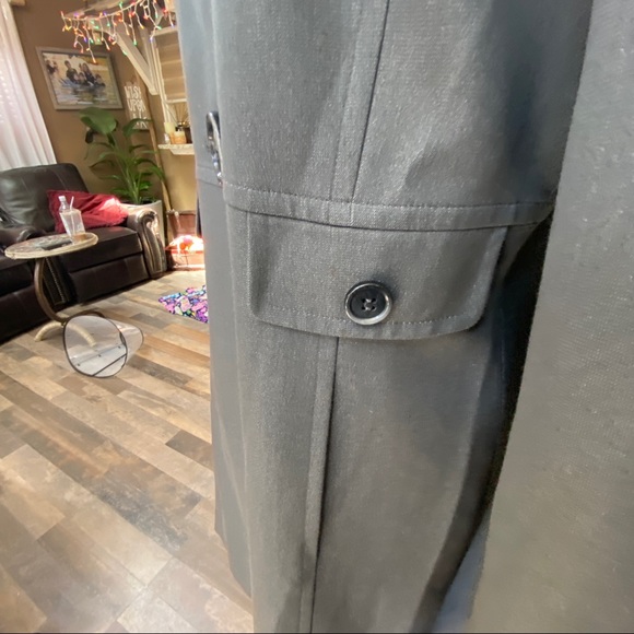 Tahari Classic Gray Trench/Jacket - Picture 5 of 8
